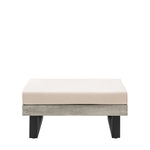 Outdoor Taranto Stool | Black & Grey