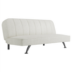 Burlington Boucle Sofa Bed | Ivory/Matte Black