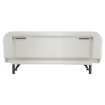 Burlington Boucle Sofa Bed | Ivory/Matte Black