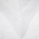Carnaby Hemstitch 420 Bed Linen | White