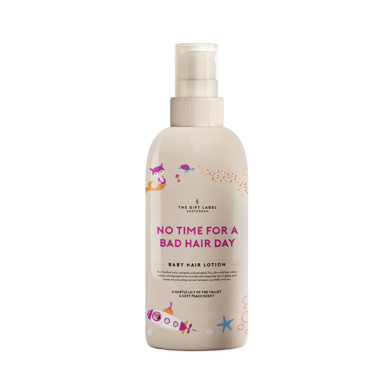 'No Time For A Bad Hair Day' Baby Girl Hair Lotion | Lily of the Valley & Soft Peach | 150ml