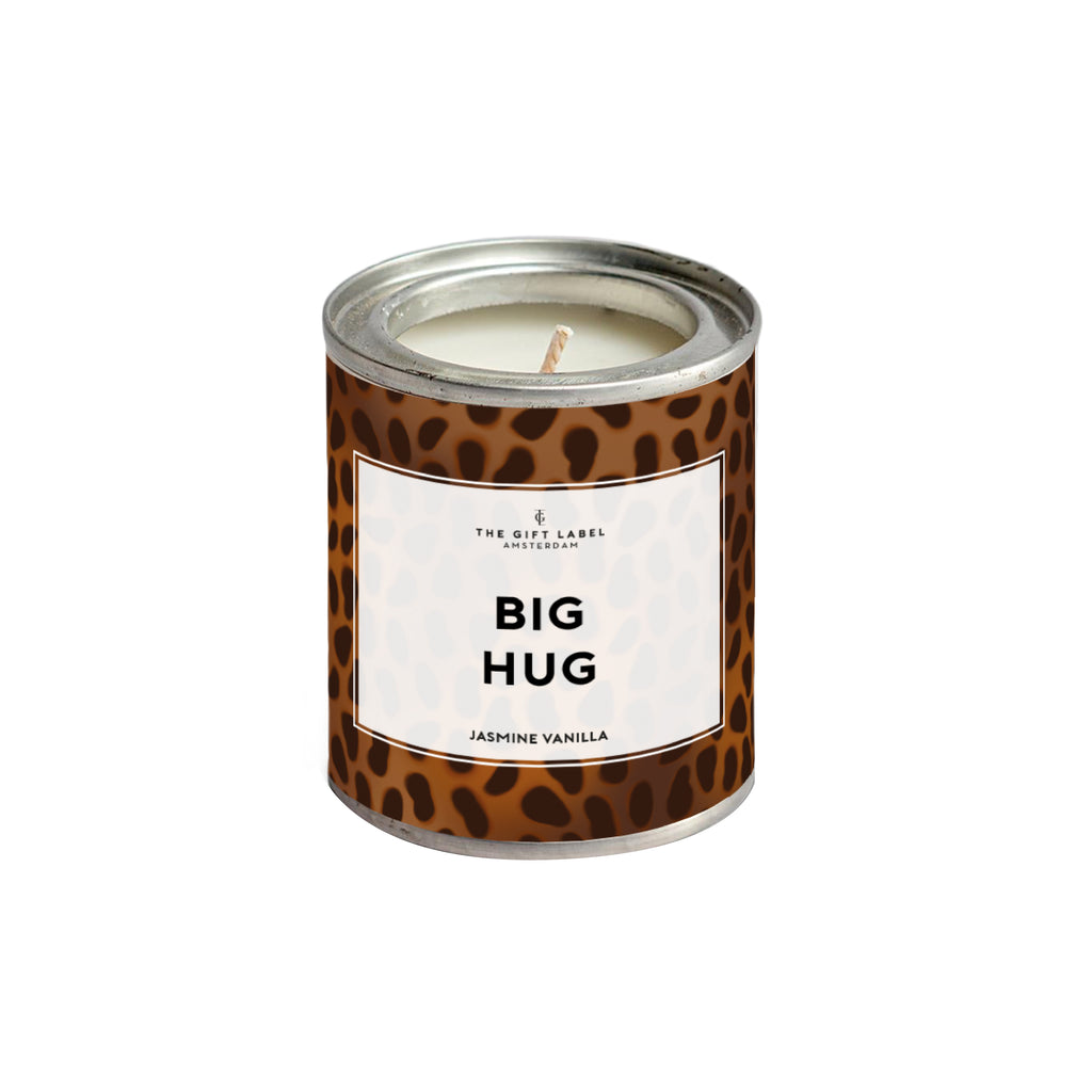 Big Hug Tin Candle - Fresh Cotton Brown main image 1