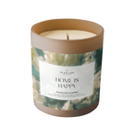 'Home Is Happy' Glass Candle | Pomelo & Black Pepper | 225g