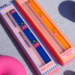 'Hugs & Kisses' Dinner Candles | Set of 2 | Living Collection