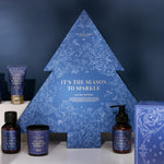 'It's The Season To Sparkle' Luxury Christmas Tree Gift Set | Warm Amber & Tiare Flower
