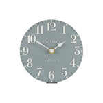 Arabic Mantel Clock | Flax Blue | 6”