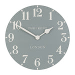 Arabic Wall Clock | Flax Blue | 20"
