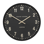 Baker + Brown Cambridge Wall Clock | Black