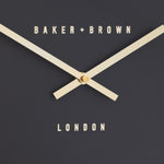 Baker + Brown Cambridge Wall Clock | Black