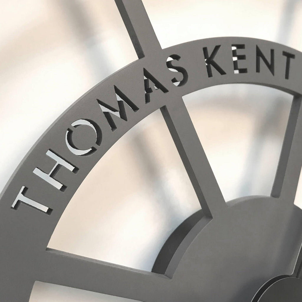 Buy Thomas Kent 24'' Grey Evening Star Skeleton Clock About Living