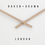 Baker + Brown Longstone Wall Clock | Oak