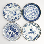 Flora Japonica Plate Gift Set | Blue & White | 4 Piece
