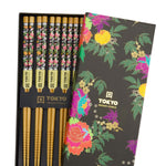 Floral Chopstick Set | Multicolour | 5 Piece