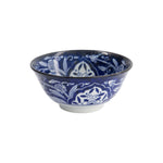 Kawaii Lucky Cat Tayo Bowl | Blue & White | 15cm