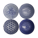 Nippon Mixed Tayo Bowl Set | Blue & White | 4 Piece