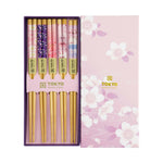 Sakura Chopstick Set | Pink | 5 Piece