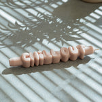 'Chill Out' Taper Candle | Cream
