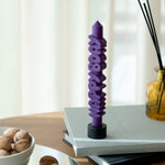 'Happy Bday' Taper Candle | Indigo