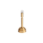 Upton Cordless Table Lamp Base | Brushed Aged Brass