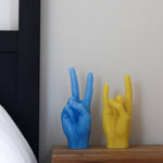 'Peace' Candle | Blue