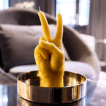 'Peace' Candle | Yellow