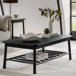 Wycombe Nordic Rectangular Coffee Table | Black