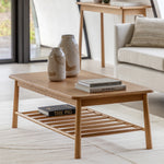 Wycombe Nordic Rectangular Coffee Table | Natural
