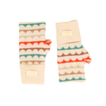 Women's Constellation Fingerless Gloves | Cream Waves