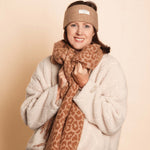 Women's Constellation Knitted Winter Headband | Taupe
