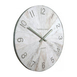 Wharf Wall Clock | Pickled Oak | 30"