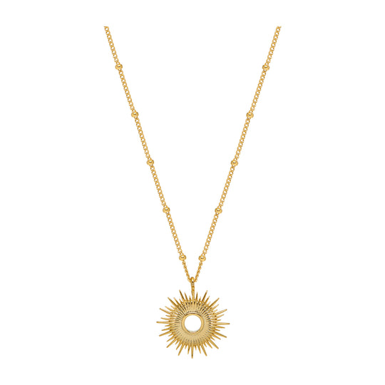 Full Sunburst Necklace | Daydream Believer | Gold Plated