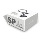 Rocket Keyring | Silver & Grey