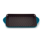 Cast Iron Rectangular Grill | Deep Teal | 32cm