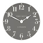 Arabic Wall Clock | Dolphin Grey | 12"
