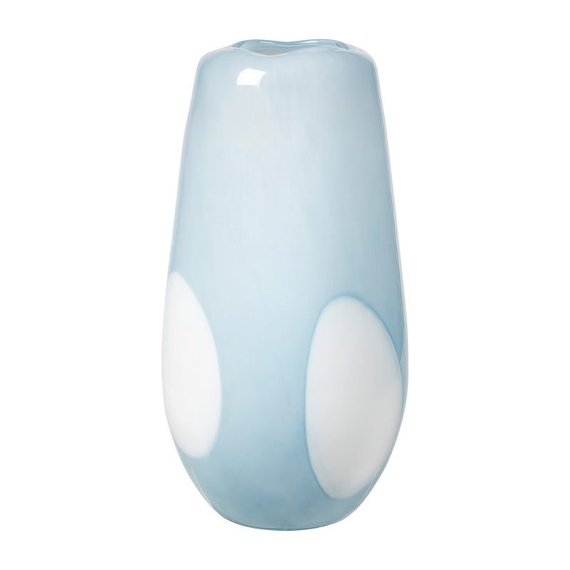 Mouthblown Glass Vase | Ada Dot | Plein Air Light Blue