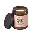 Happy Space Scented Jar Candle | Rose, Geranium & Amber | 140g