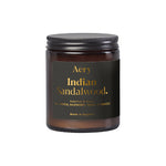 Indian Sandalwood Scented Jar Candle | Pink Pepper, Raspberry, Tonka & Tobacco | 140g