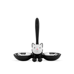 Tigrito 2 Piece Cat Bowl Set | Black