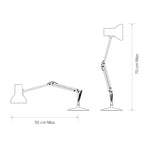 Type 75 Mini Desk Lamp | Alpine White