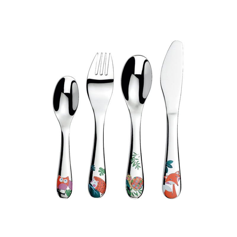 Woodland Stainless Steel Cutlery Set | 4 Piece