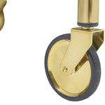 Fine Bar Table | Glass | Gold