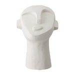 Indo Deco Ornament | Cement | White