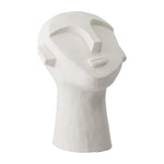 Indo Deco Ornament | Cement | White