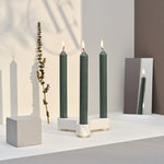 Straight Dinner Candle | Green | 22cm
