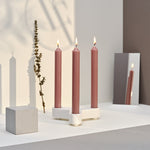 Straight Dinner Candle | Mocha | 22cm