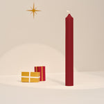Straight Dinner Candle | Red | 22cm