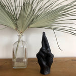 Crossed Fingers Hand Gesture Candle | Black