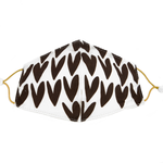 Charcoal Hearts Face Mask