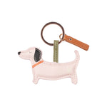 Sausage Dog Keyring | Pink