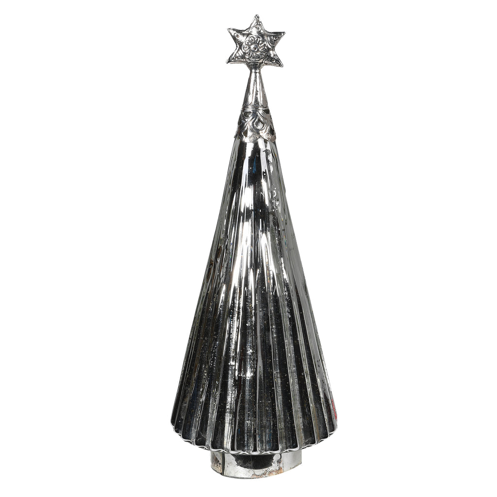 Buy Large Silver Antique Christmas Tree Decoration About Living
